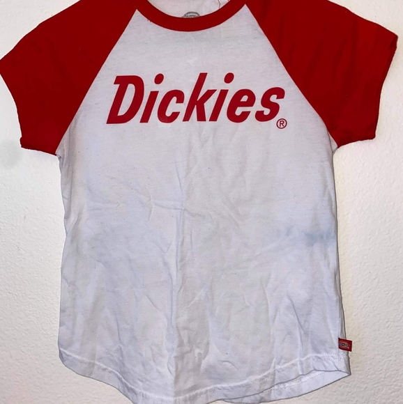 Dickies Tops - Dickies Red White Shirt